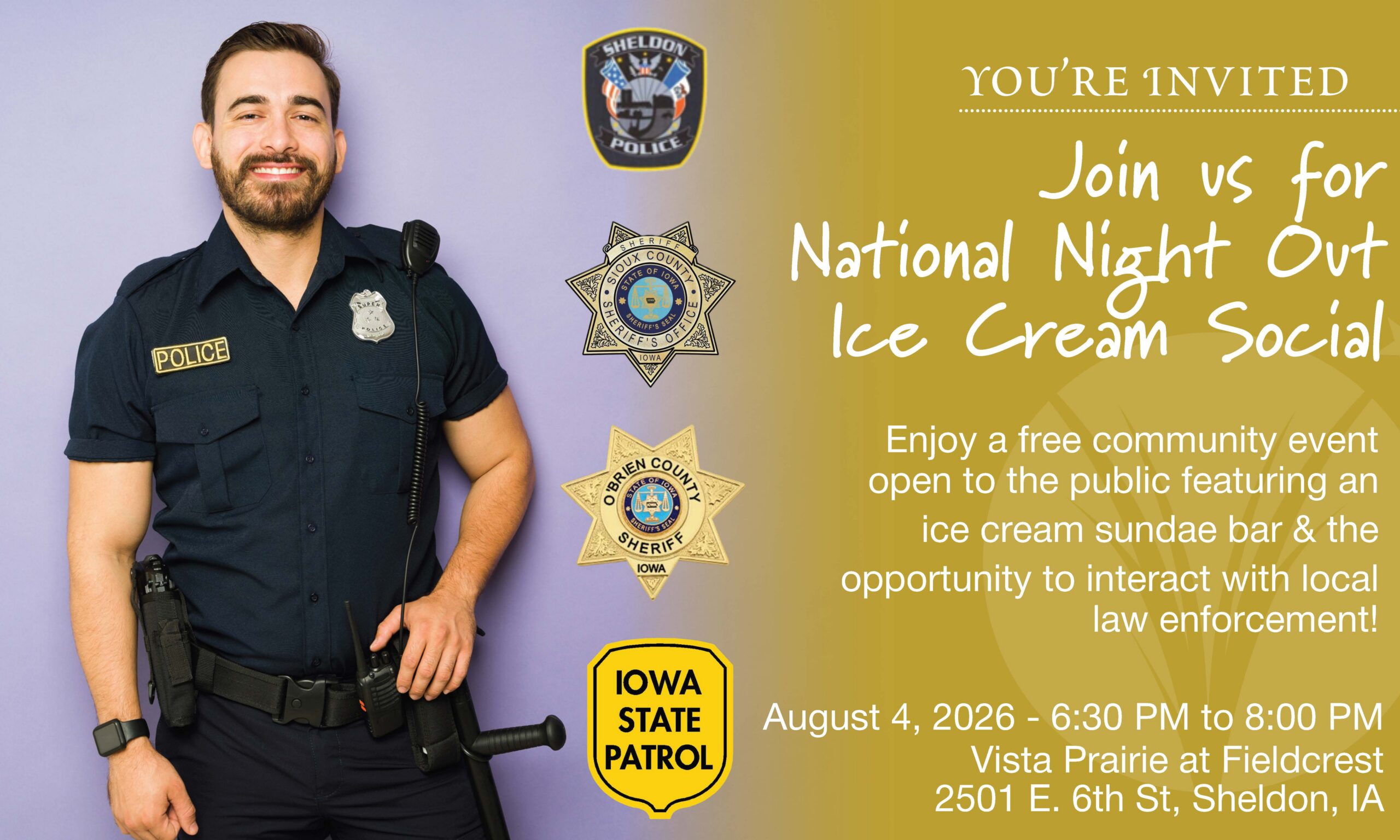 National Night Out at Vista Prairie at Fieldcrest