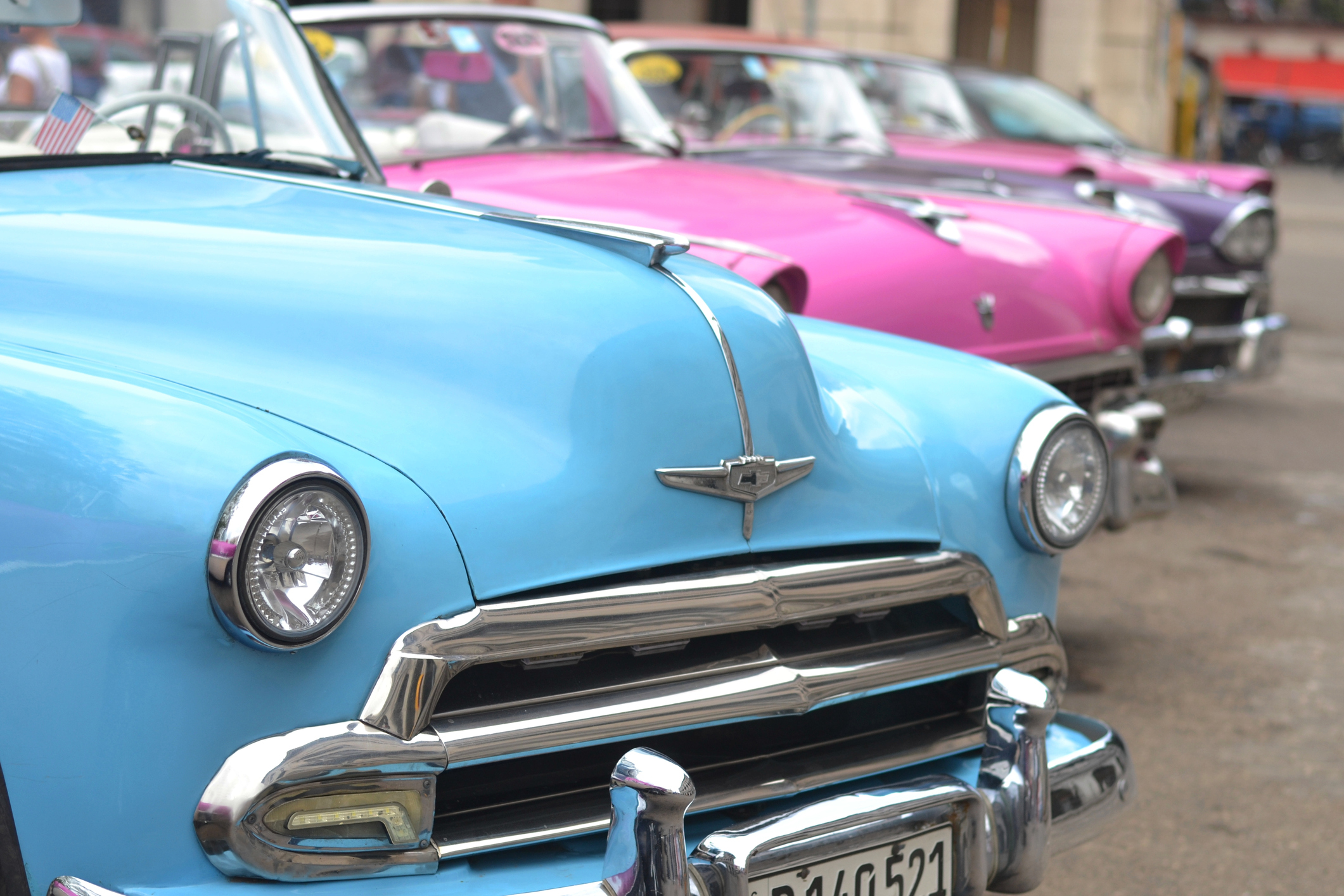 picture of classic cars from the 1950's