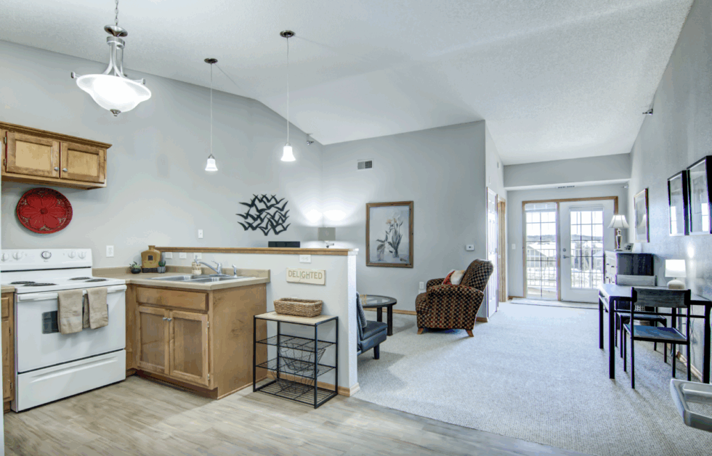 picture of a furnished apartment at Vista Prairie at Red Cedar Canyon
